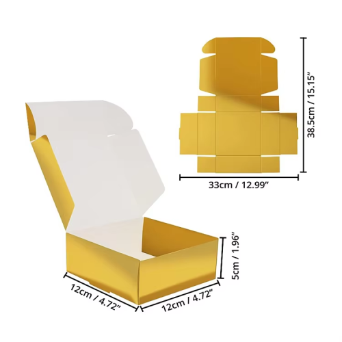 Custom Gold Mailing Boxes