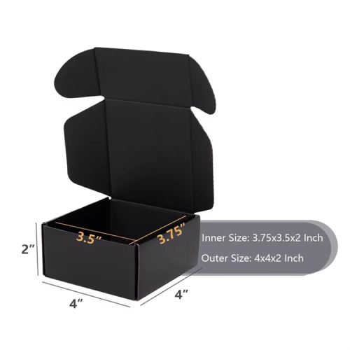 Black Shipping Corrugated Packaging