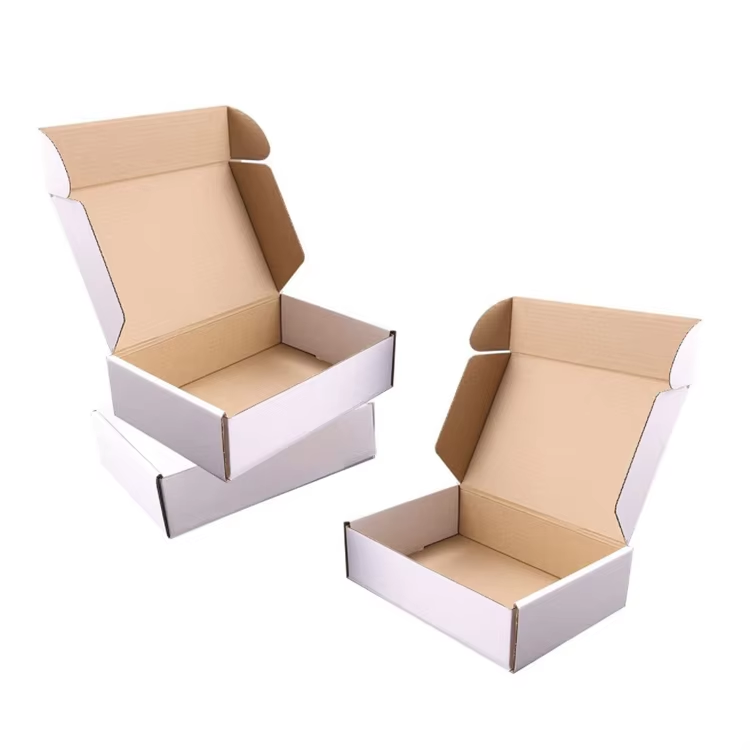 custom white shipping boxes