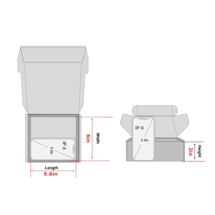custom white shipping boxes